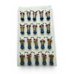 Блесна Яйца FRY Маленькие - Золото/Синий - 20 шт/уп