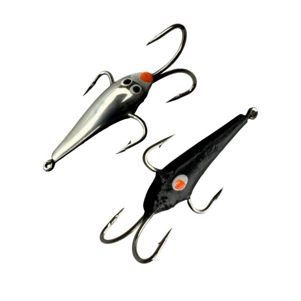 Блешня Парус Дельфін-Каракатиця-2 - 4 гачки - Вертикальна - 30 шт/уп - Срібло