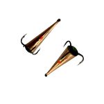 Блесна Парус Конус - Большой 8 г - 3 крючка - Отвесная - 30 шт/уп - Медь