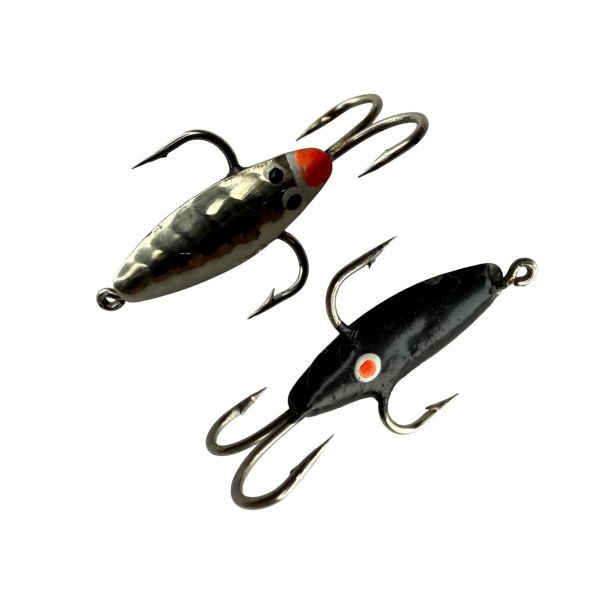 Блешня Вітрило Жук-Каракатиця-1 - 4 гачки - Вертикальна - 30 шт/уп - Срібло