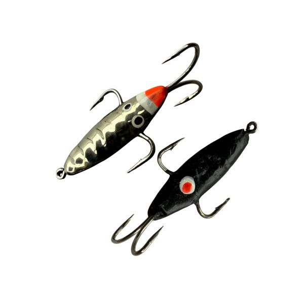 Блешня Вітрило Жук-Каракатиця-2 - 4 гачки - Вертикальна - 30 шт/уп - Срібло