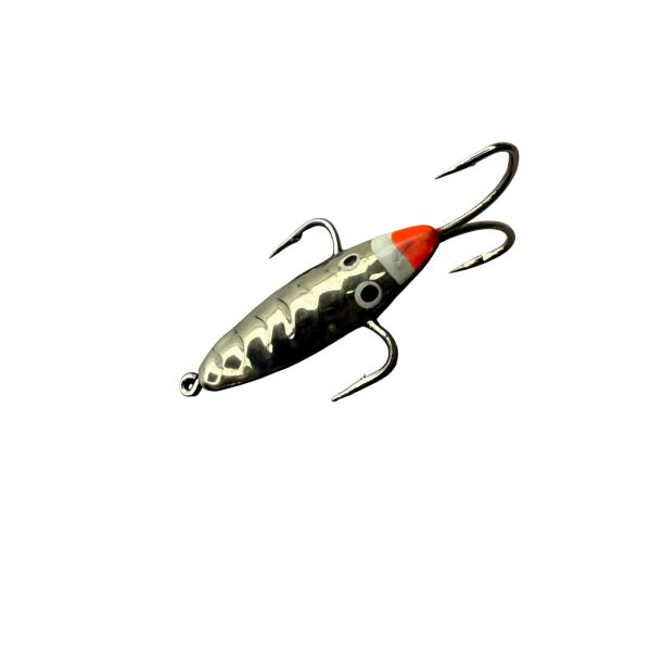 Блешня Вітрило Жук-Каракатиця-2 - 4 гачки - Вертикальна - 30 шт/уп - Срібло