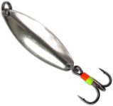 Блесна зимняя Instinkt Static с подвесным тройником S - Серебро