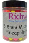 Плавающие бойлы Richworth Pop Ups Boilies - Micro 6-8 мм - 100 мл - Pineapple Hawaiian (Ананас)