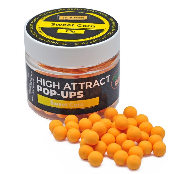 Бойли Технокарп Pop Up - Плаваючі - 25 г - Sweet corn