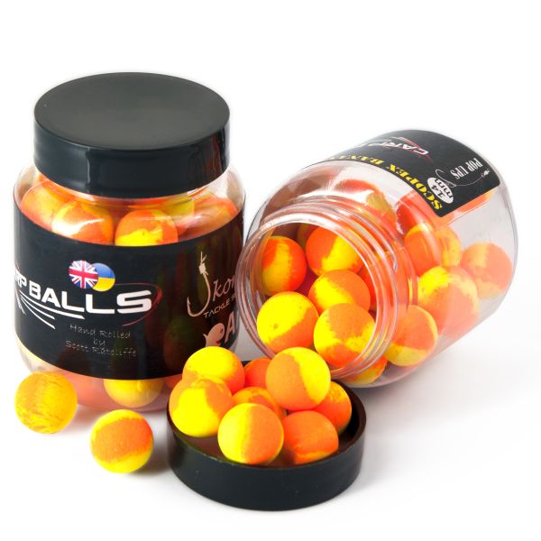 Бойли Carp Balls Anvi Pop Ups - Плаваючі - Ø14 мм - 30 г - Banana&Scopex