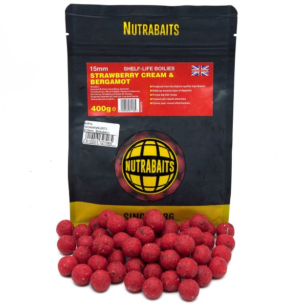 Бойли Nutrabaits - Strawberry Cream&Bergamot