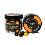 Бойлы RPF Баланс TwinTurbo (Бойл+Поп-ап) Ø10 мм - Кальмар+Тигровый Орех - Двухцветные - Нейтральной плавучести - 30 г