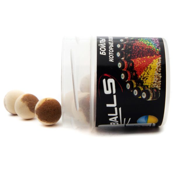 Бойли Carp Balls Pop Ups - Плаваючі - Ø10 мм - 15 шт/уп - Vanilla Cream Brulee (Ванільний крем-брюле)