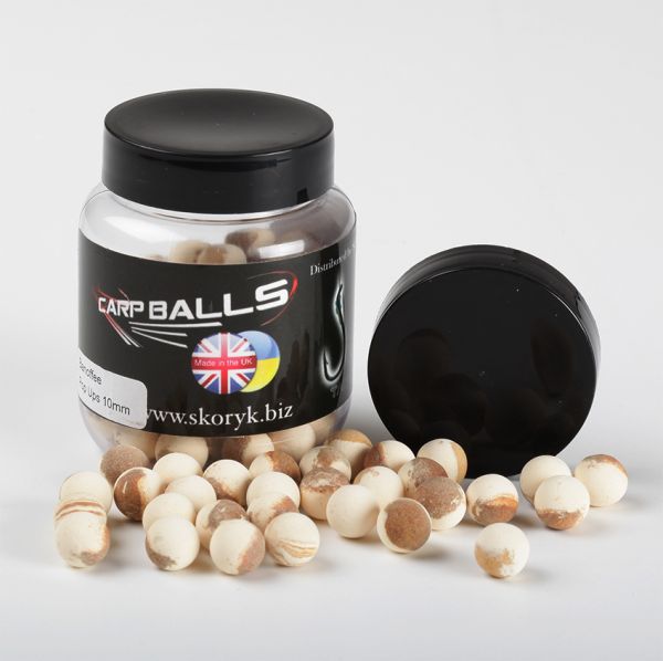 Бойли Carp Balls Pop Ups - 30 г - Плаваючі - Ø10 мм - Banoffee (Пиріг Баноффі)