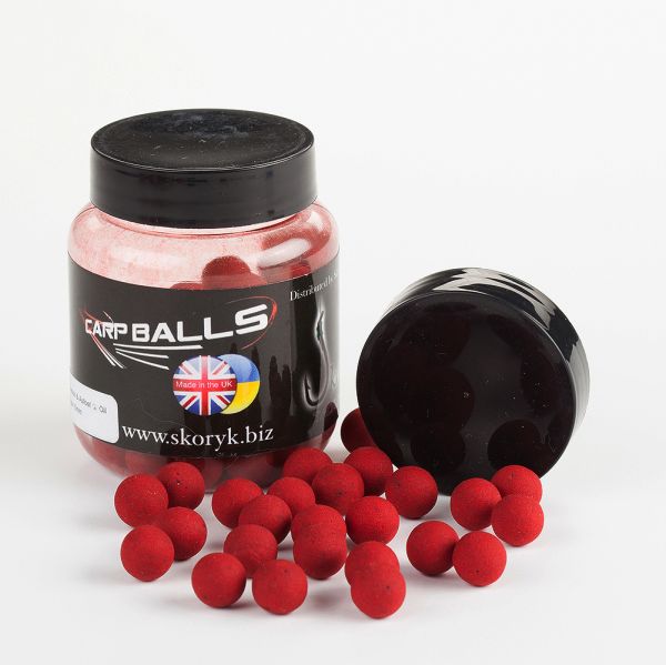 Бойли Carp Balls Pop Ups - 30 г - Плаваючі - Ø10 мм - Hot Demon+Asafoetida Oil (Гарячий демон з олією Асафетиди)