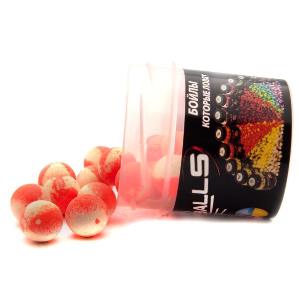 Бойли Carp Balls Pop Ups - Плаваючі - Ø9 мм - 20 шт. - Cajun (Гостра приправа)