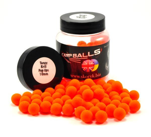 Бойли Carp Balls Pop Ups - Tongue Krill - Ø10 мм - 30 г - Плаваючі