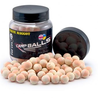 Бойли Carp Balls Pop Ups - White Maggot - Ø10 мм - 30 г - Плаваючі