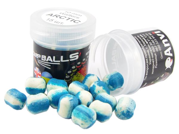 Бойли Carp Balls Wafters - Нейтральна плавучість - Ø10 мм - 15 шт/уп - Arctic (М'ята)