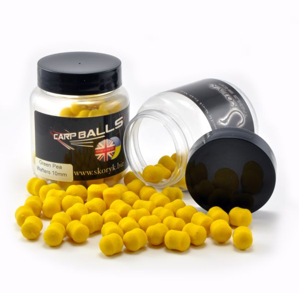 Бойли Carp Balls Wafters - Нейтральна плавучість - Ø10 мм - Green Pease (Горох)