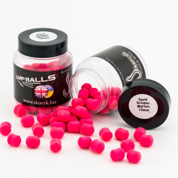 Бойли Carp Balls Wafters - Нейтральна плавучість - Ø10 мм - Squid&Octopus (Восьминіг та кальмар)
