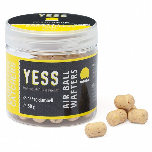 Бойли насадочні варені Carp Catchers Air Ball Wafters - Dumbell - Плаваючі - 50 г - YESS
