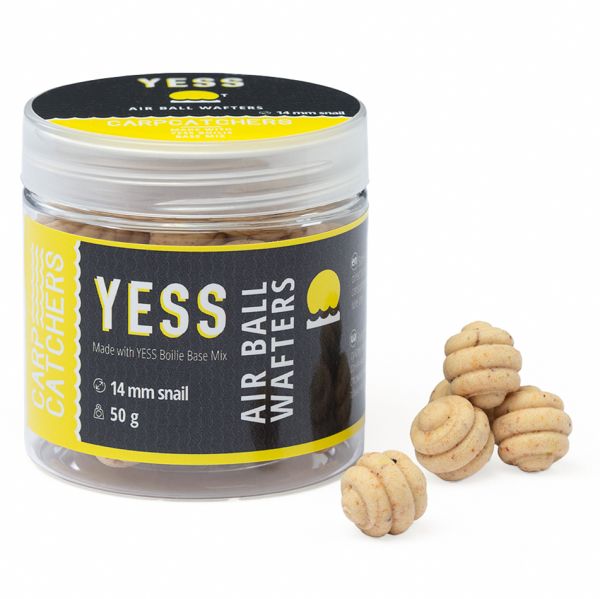 Бойли насадочні варені Carp Catchers Air Ball Wafters - Snail - Плаваючі - 50 г - YESS