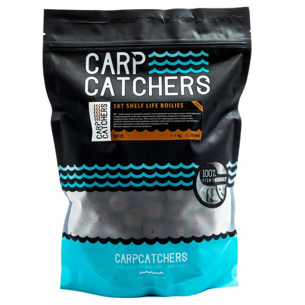 Бойлы тонущие прикормочные вареные Carp Catchers Impulse Shelf Life Boilies - SKT - 1 кг