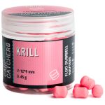 Бойлы Carp Catchers - Krill - Fluo Dumbell Wafters 12*9 мм -  Washed Pink - Плавающие - Однотонные