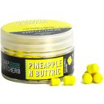 Бойлы Carp Catchers - Pineapple N Butyric - Fluo Dumbell Wafters 10*7 и 8*5 мм - Mix - Fluoro Yellow - Плавающие - Однотонные