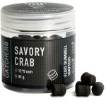 Бойлы Carp Catchers - Savory Crab - Fluo Dumbell Wafters 12*9 мм -  Black - Плавающие - Однотонные