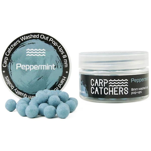 Бойли Carp Catchers Washed Out Pop Ups - Вимитий синій - Ø8 мм - 70-72 шт/уп - Peppermint