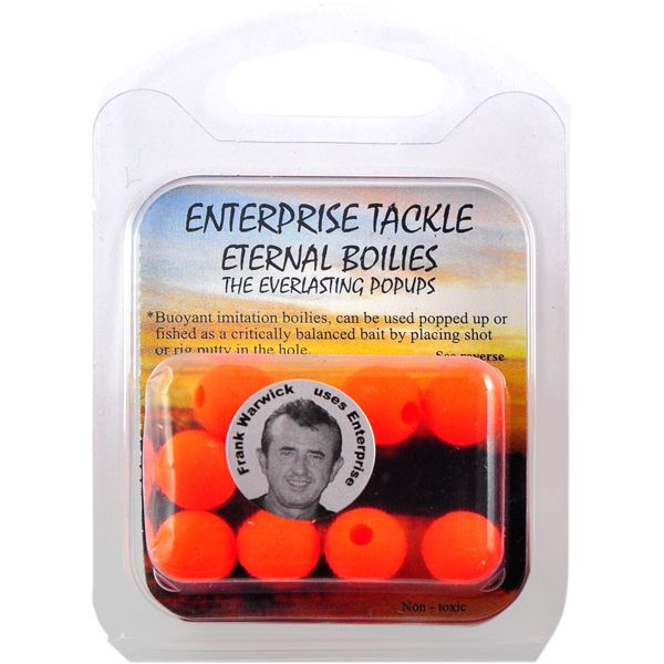 Бойлы Enterprise Tackle - Fluoro Orange - Плавающие - Ø12 мм - 8 шт/уп
