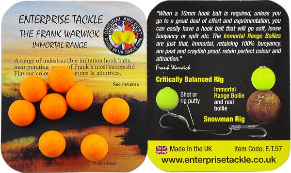 Бойлы Enterprise Tackle -  Tutti Frutti - Плавающие - Ø10 мм - 8 шт/уп - Orange