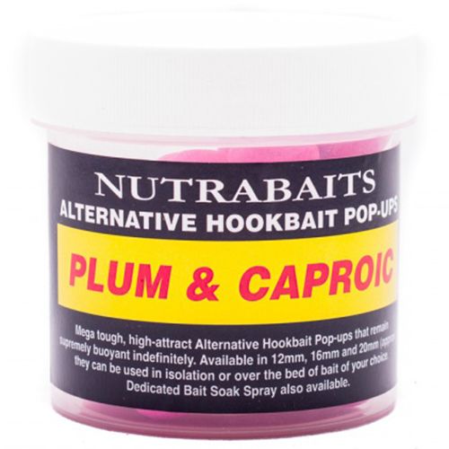 Бойли Nutrabaits Alternative Hookbaits Pop-Up - Plum & Caproic Acid