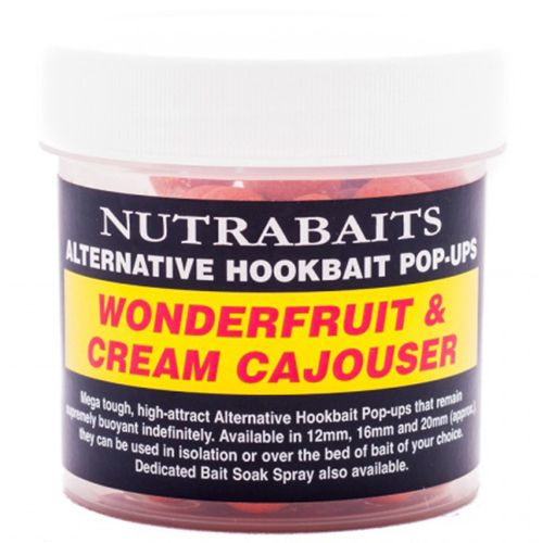 Бойли Nutrabaits Alternative Hookbaits Pop-Up - Wonderfruit & Cream Cajouser