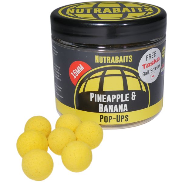 Бойлы Nutrabaits Hookbaits Pop-Up - Pineapple and Banana