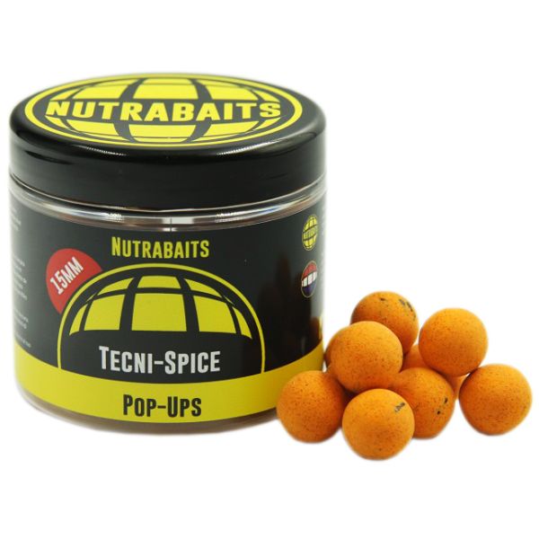 Бойли Nutrabaits Hookbaits Pop-Up - Tecni-Spice
