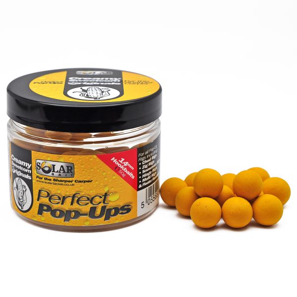 Бойлы Solar Pop-Ups Perfect - 50 г - Ø14 мм - Sweetcorn