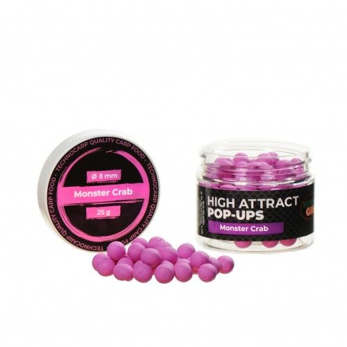 Бойлы Технокарп Pop Up - Плавающие - 25 г - Monster Crab
