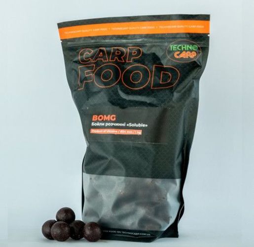 Бойли Технокарп Soluble - B.O.M.G. (Унікальне поєднання кальмара з ягодами)
