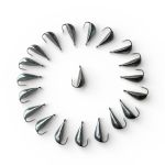 Бомбочка свинцовая для ловли окуня (Смелянка, финка) - Длина 28 мм - 1 шт.