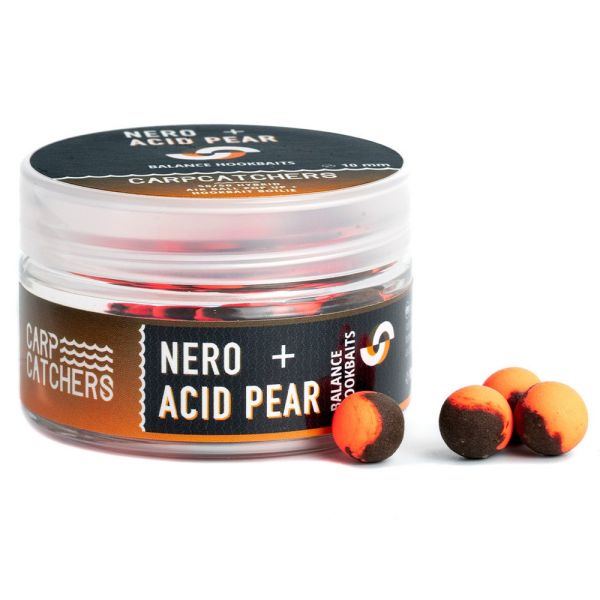 Бойли Carp Catchers Balance Hookbaits - Ø10 мм - NERO&Acid Pear