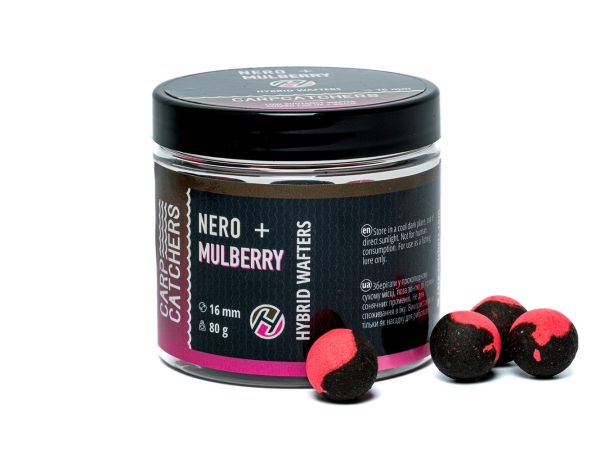Бойлы Carp Catchers Hybrid Wafters - NERO&Mulberry - Ø16 мм