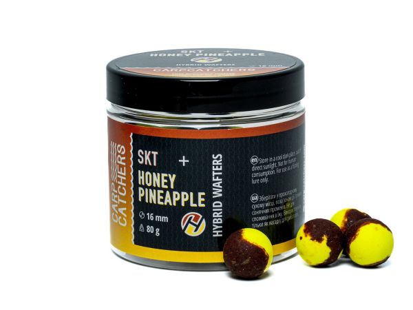 Бойлы Carp Catchers Hybrid Wafters - SKT&Honey Pineapple - Ø16 мм