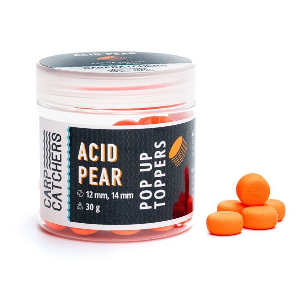 Бойлы Pop-Up Carp Catchers Toppers - Ø12/14 мм- Acid Pear/Кислая груша