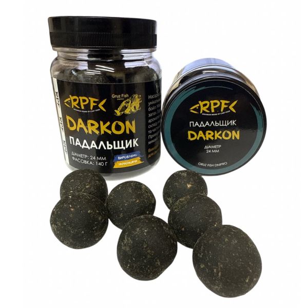 Бойлы RPF DARKON - Ø24 мм - Падальщик - Монстер краб - Для ловли сома - Вареные - 140 г