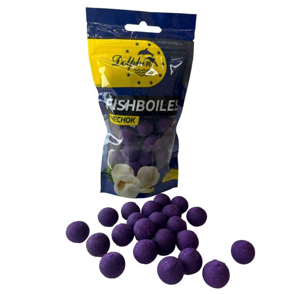 Бойлы Dolphin - Тонущие - Пылящие - Ø16 мм - 100 г - Чеснок