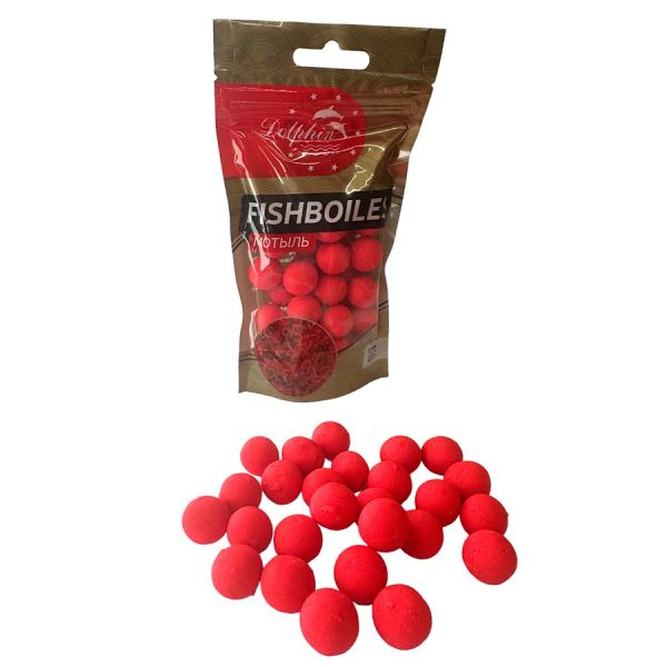 Бойлы Dolphin - Тонущие - Пылящие - Ø16 мм - 100 г - Мотыль
