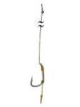 Бойловый (карповый) поводок X-Strong Carp - 12 см - Wide Gape Hook №8 - 25lb/11.5kg - ПрофМонтаж - 3 шт/уп