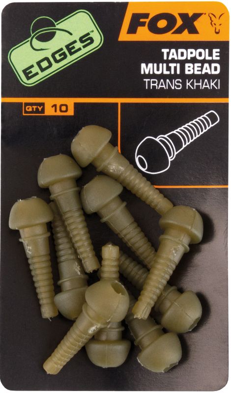 Бусина універсальна Fox EDGES Tadpole - Khaki - 10 шт/уп