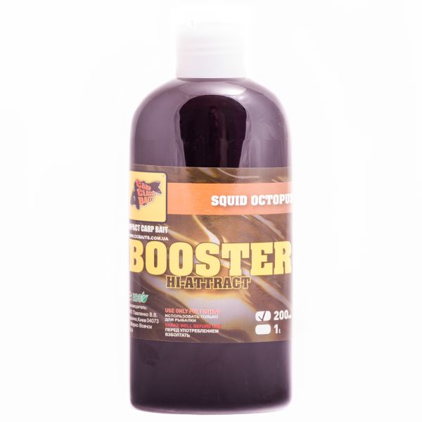 Бустер для прикормки Carp Classic Baits High-Attract - 200 мл - Squid-Octopus/Кальмар-Осьминог