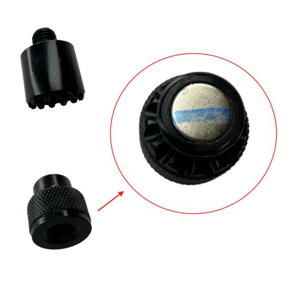 Быстросъёмный магнитный адаптер HIRISI под сигнализатор - AQ210 - Металл - Чёрный