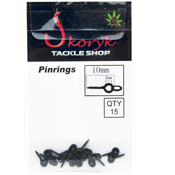 Быстрый монтаж для бойлов Skoryk Pinrings - Длина 10 мм - 15 шт/уп - С кольцом